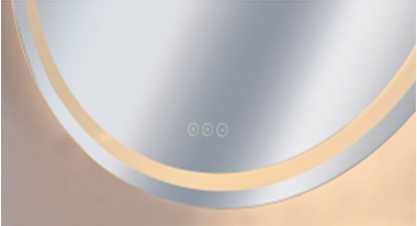 Gabriela 24x24'' Round Led Mirror
