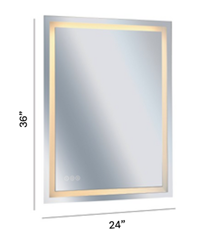 Gabriela 24x32'' Rectangular Led Mirror