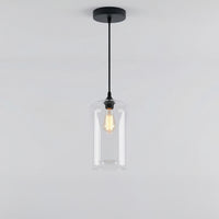 Glass 1 Light 7in Glass Pendant Light