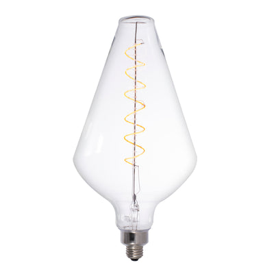 Grands DIA 4W Dimmable Clear Filament LED Light Bulb with E26 Base, 2200K, 190 Lumens
