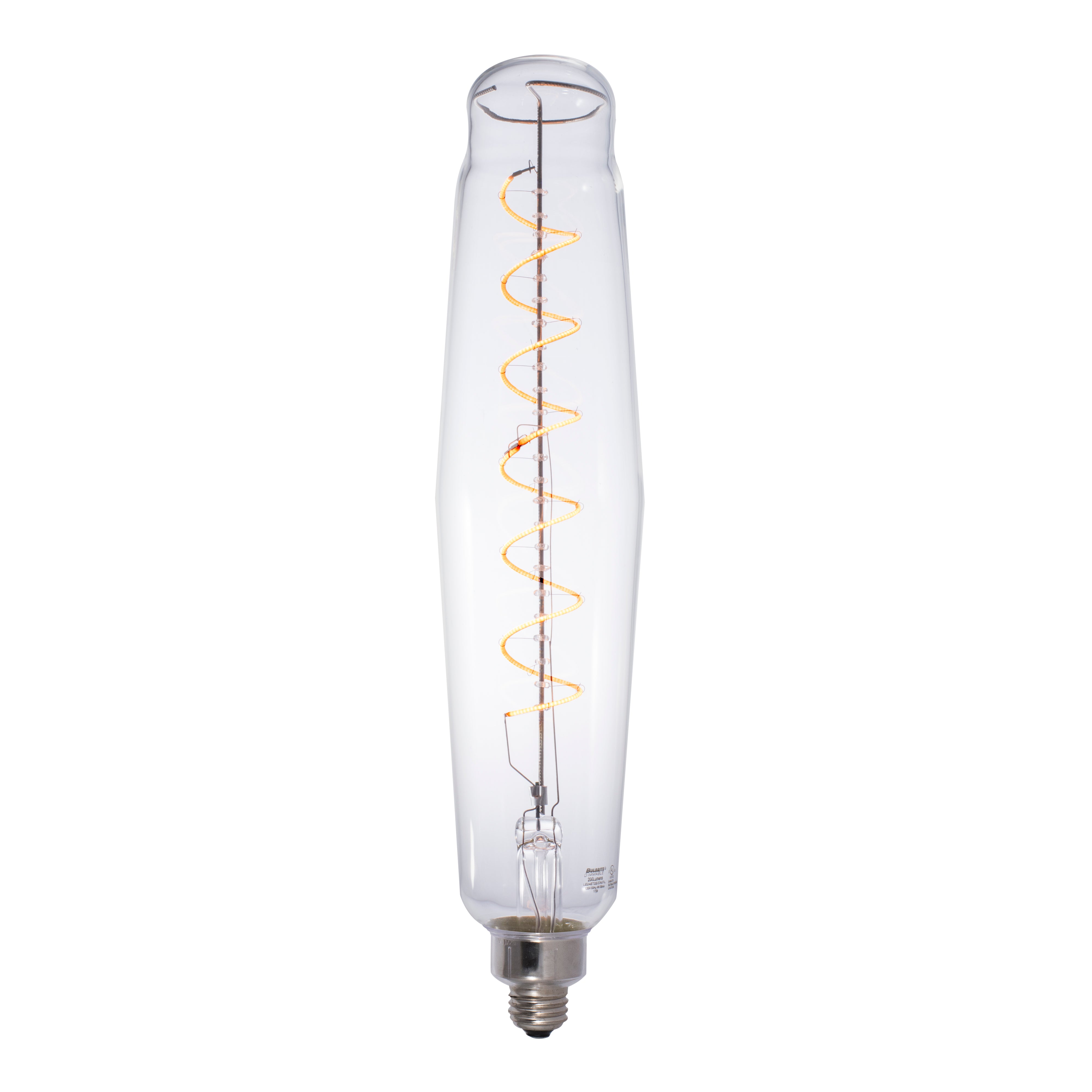 Grands ET25 4W Dimmable Clear Filament LED Light Bulb with E26 Base, 2200K, 190 Lumens