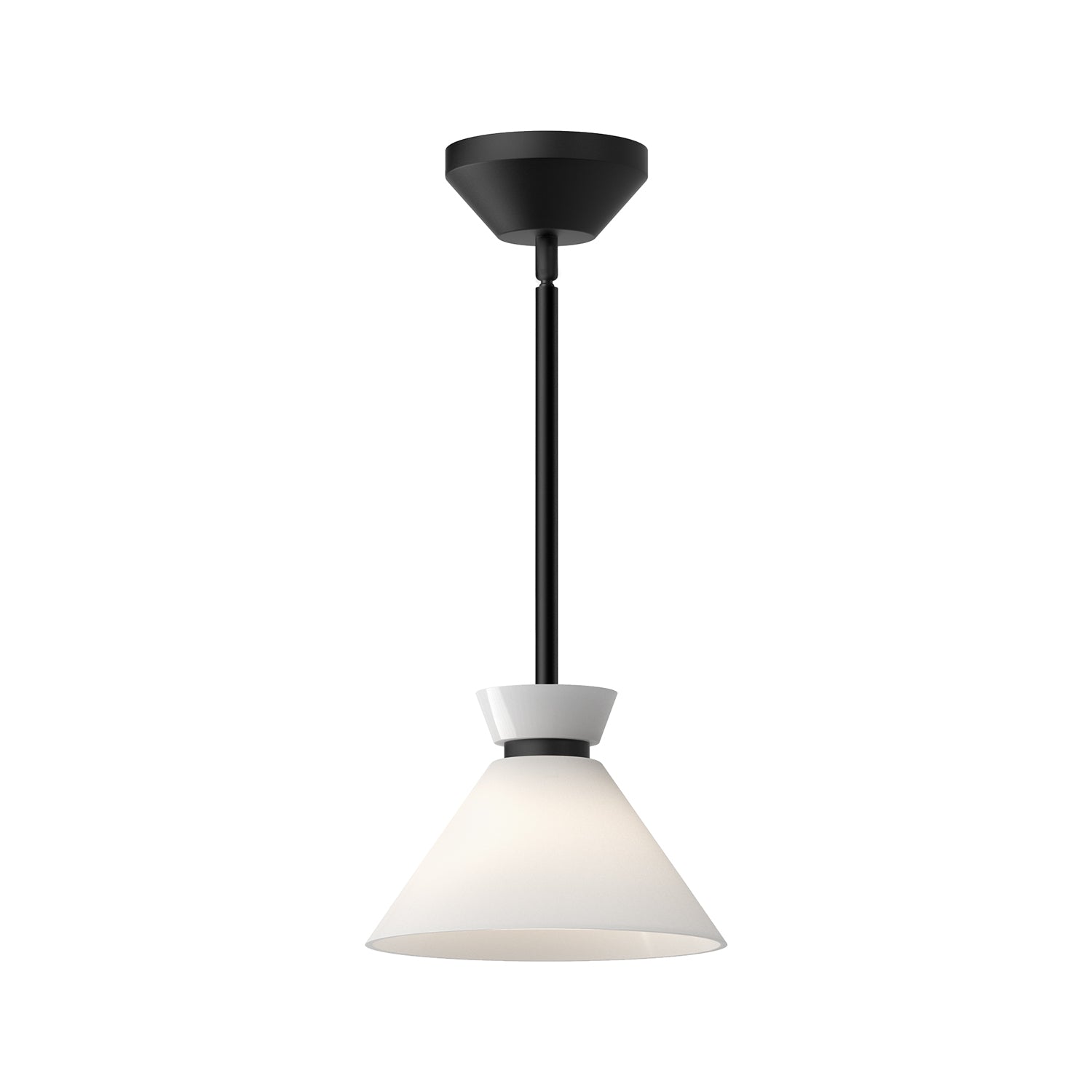 Halston 8-in Steel Pendant