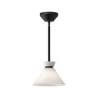 Halston 8-in Steel Pendant