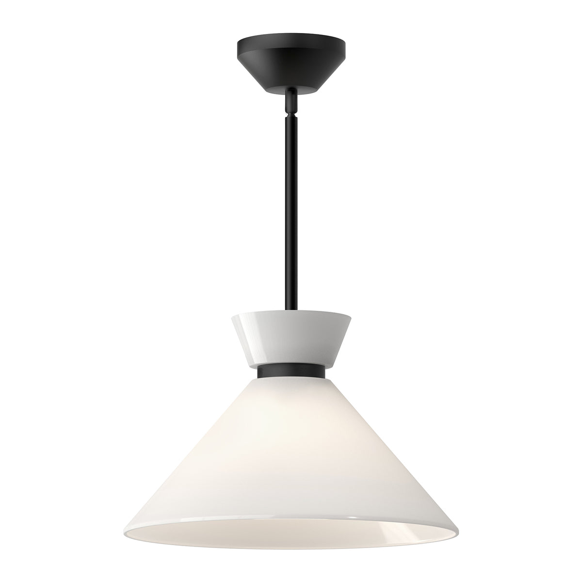 Halston 14-in Steel Pendant