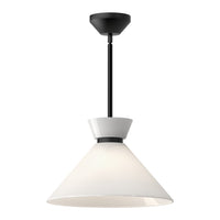 Halston 14-in Steel Pendant