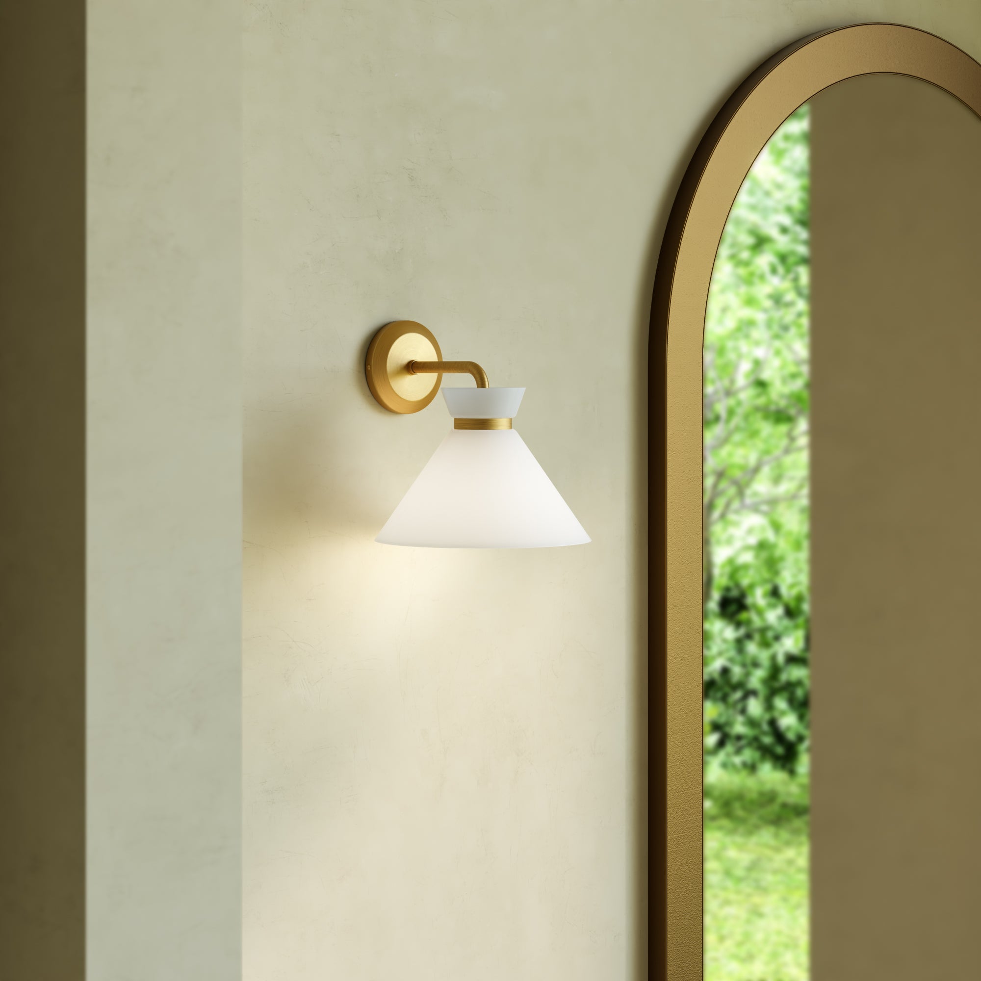 Halston 8-in Steel Vanity Light