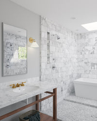 Halston 8-in Steel Vanity Light