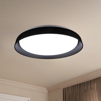 Hampton 17-in Steel Flush Mount