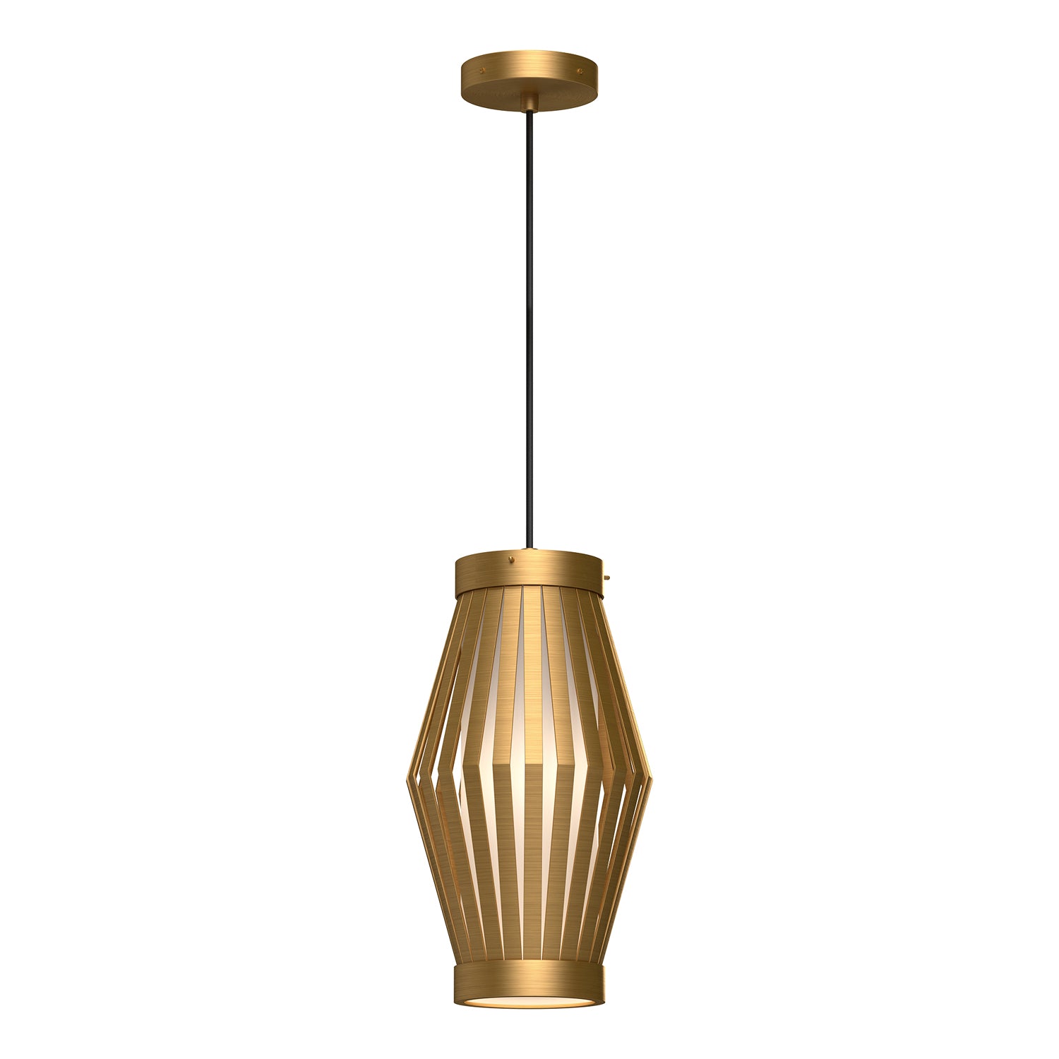 Hana 9-in Steel Pendant