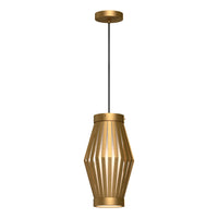 Hana 9-in Steel Pendant
