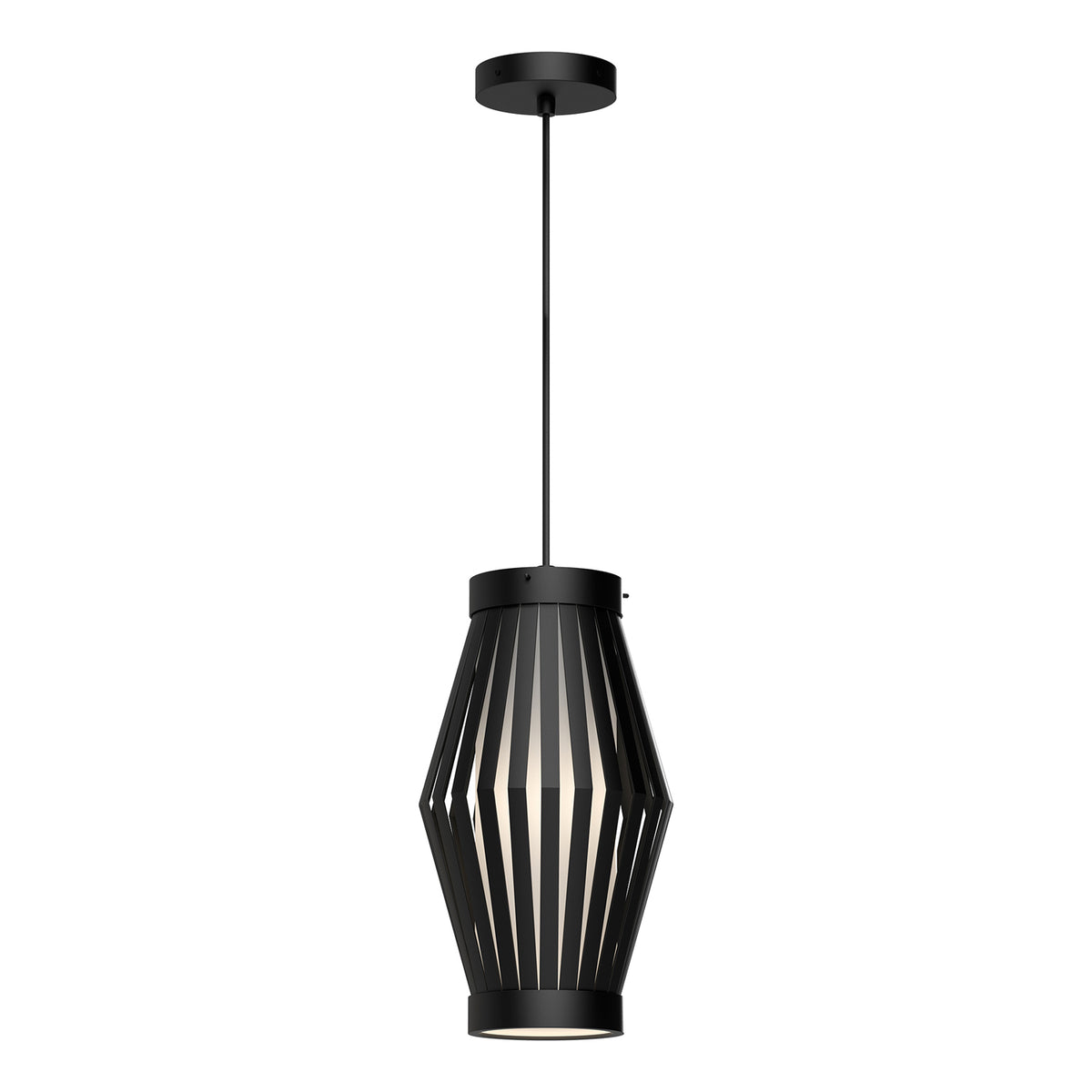 Hana 9-in Steel Pendant