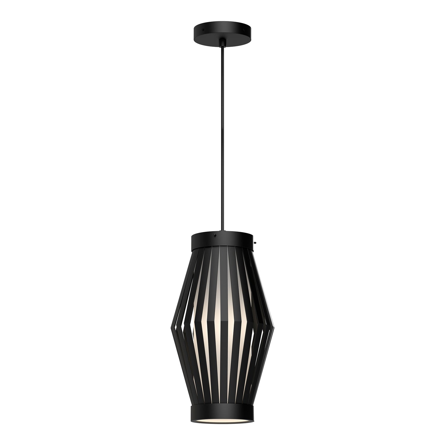 Hana 9-in Steel Pendant
