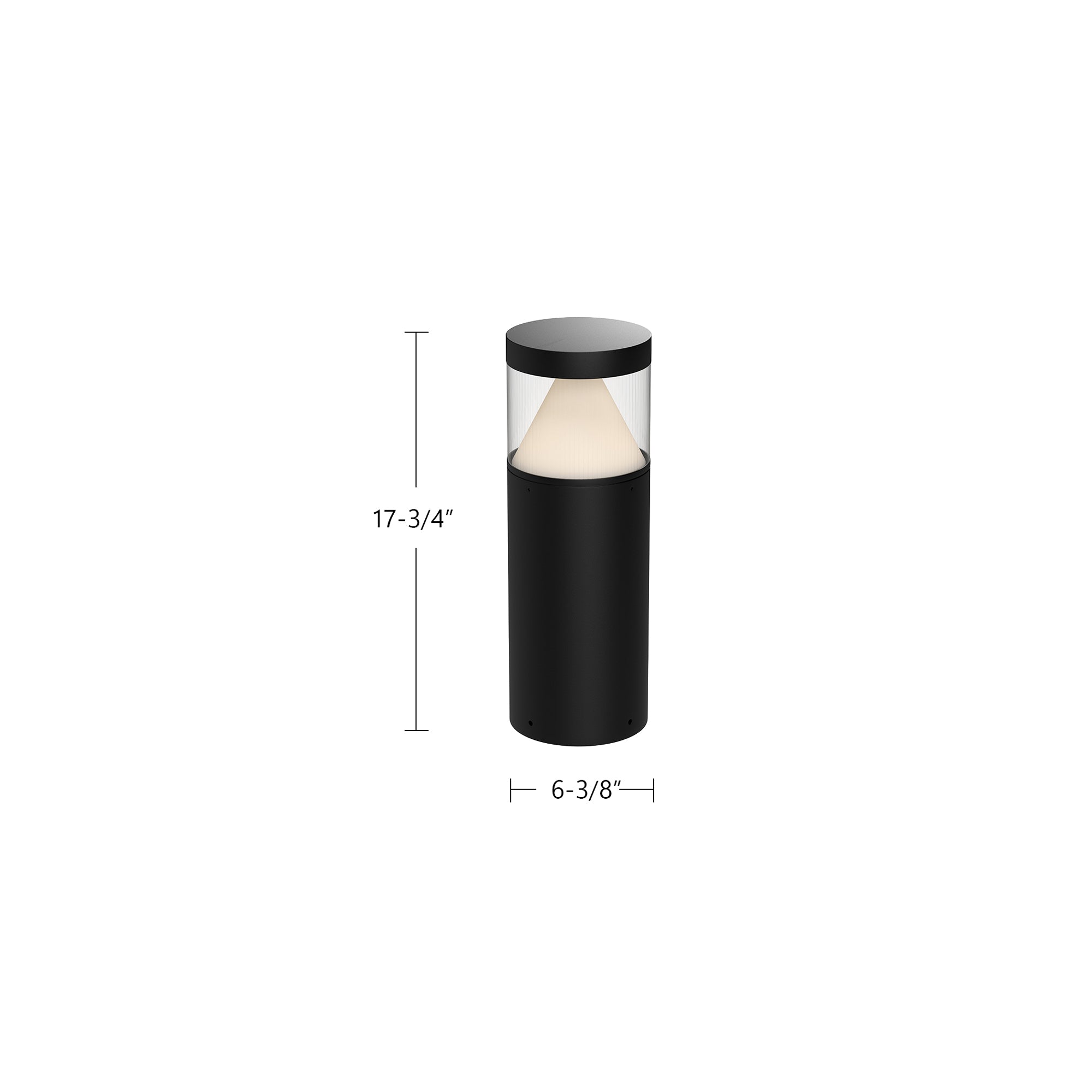 Hanover 18-in Aluminum Exterior Bollard Light