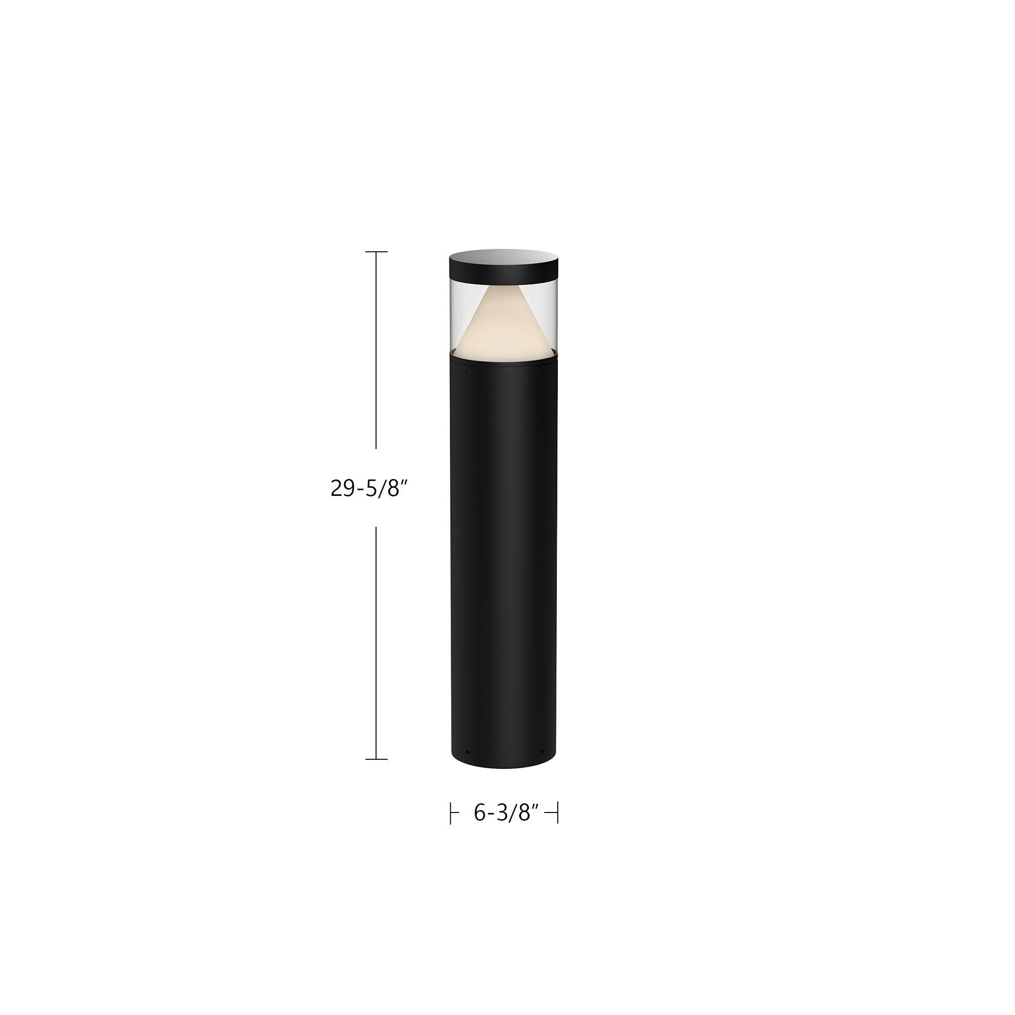 Hanover 30-in Aluminum Exterior Bollard Light