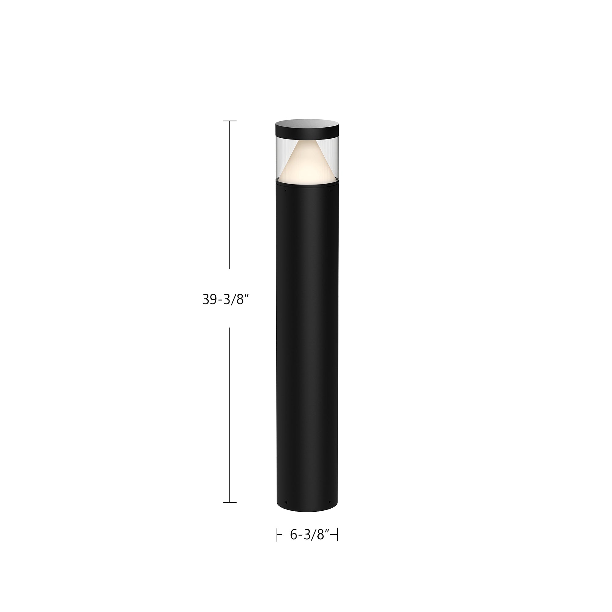 Hanover 40-in Aluminum Exterior Bollard Light