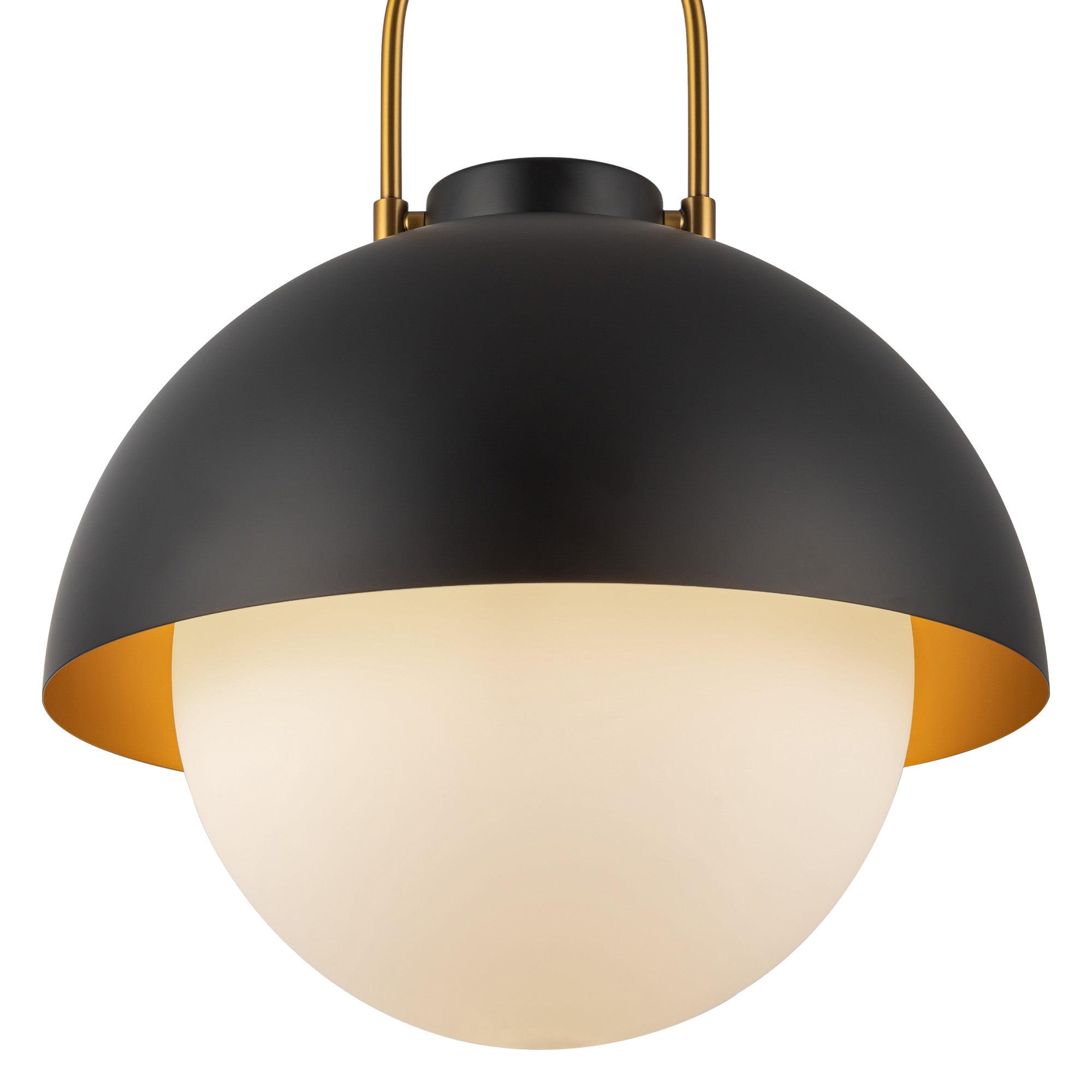 Harper 16-in Glass 1 Light Socket