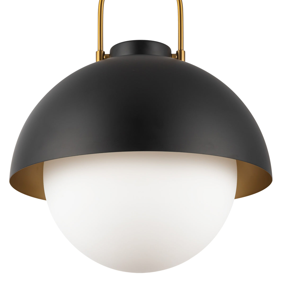 Harper 16-in Glass 1 Light Socket