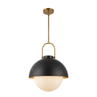 Harper 16-in Glass 1 Light Socket