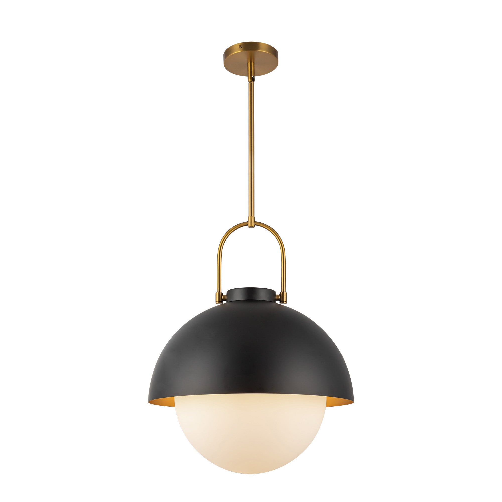 Harper 16-in Glass 1 Light Socket