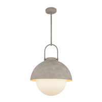 Harper 16-in Glass 1 Light Socket