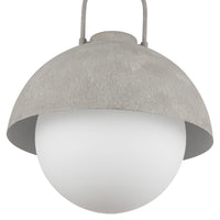 Harper 16-in Glass 1 Light Socket