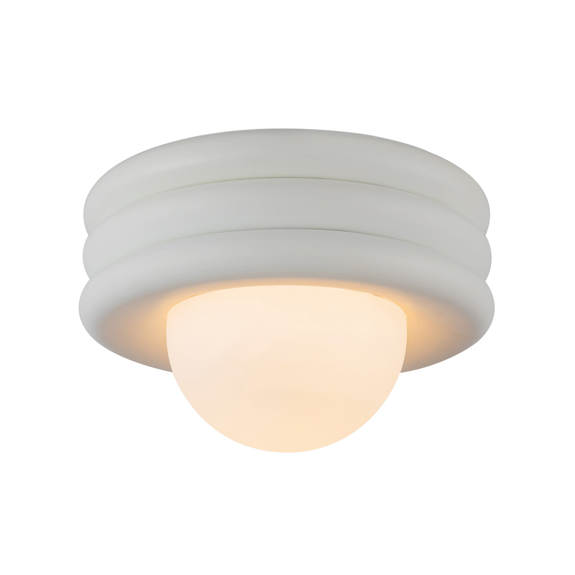 Harvey 12-in Aluminum Semi-Flush Mount