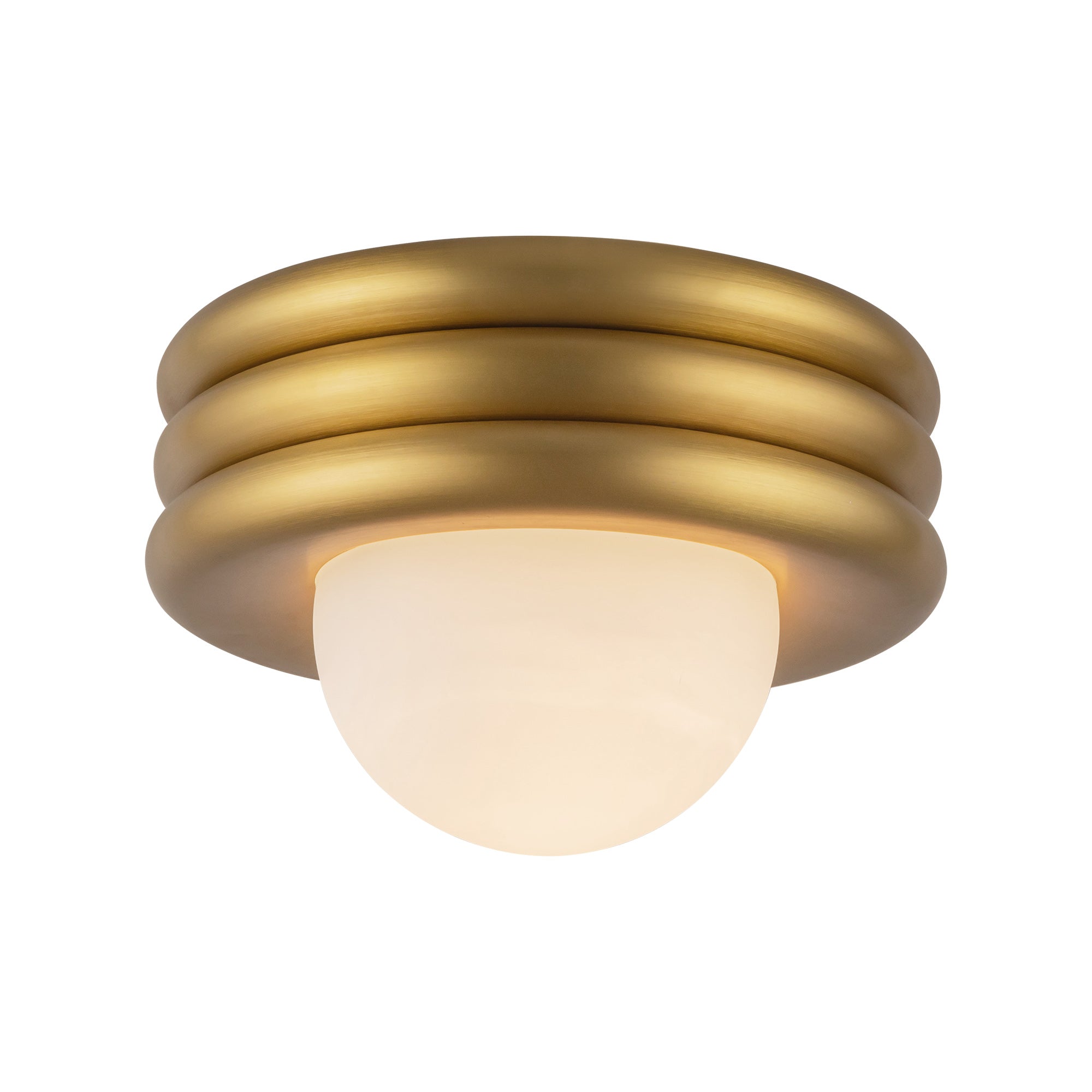 Harvey 12-in Aluminum Semi-Flush Mount