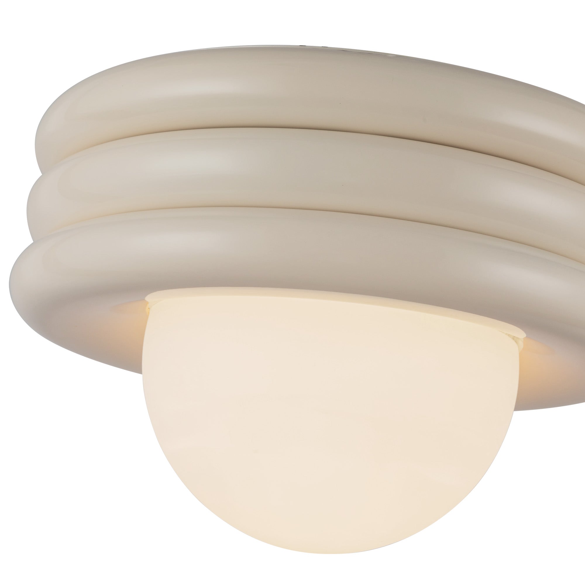Harvey 12-in Aluminum Semi-Flush Mount