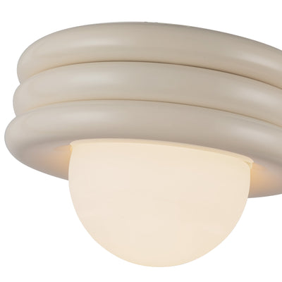 Harvey 12-in Aluminum Semi-Flush Mount