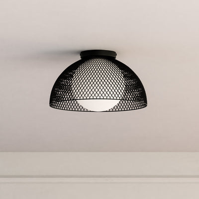 Haven 12-in Steel Flush Mount