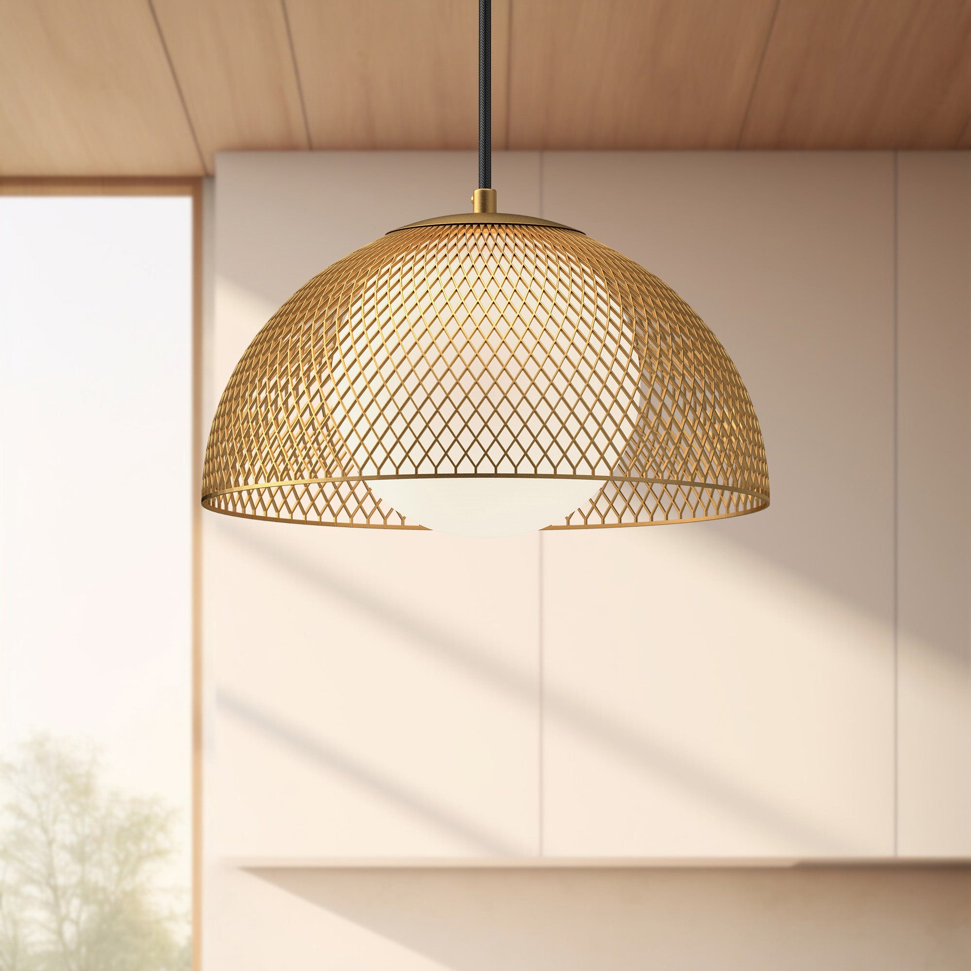 Haven 12-in Steel Pendant