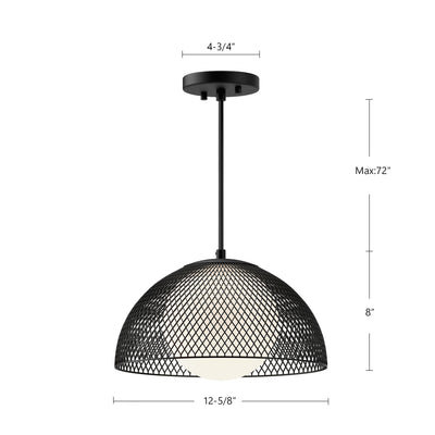 Haven 12-in Steel Pendant