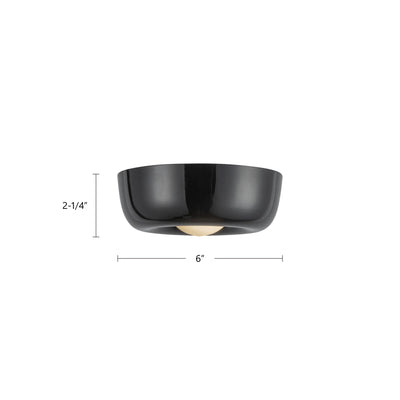 Hayden 6-in Aluminum Flush Mount