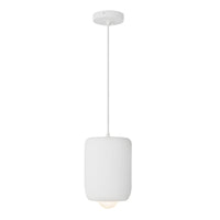 Hayden 7-in Matte Opal Glass LED Pendant