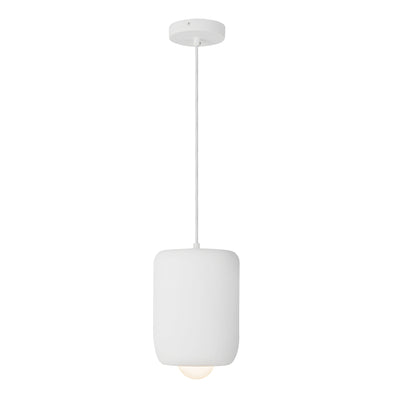 Hayden 7-in Matte Opal Glass LED Pendant