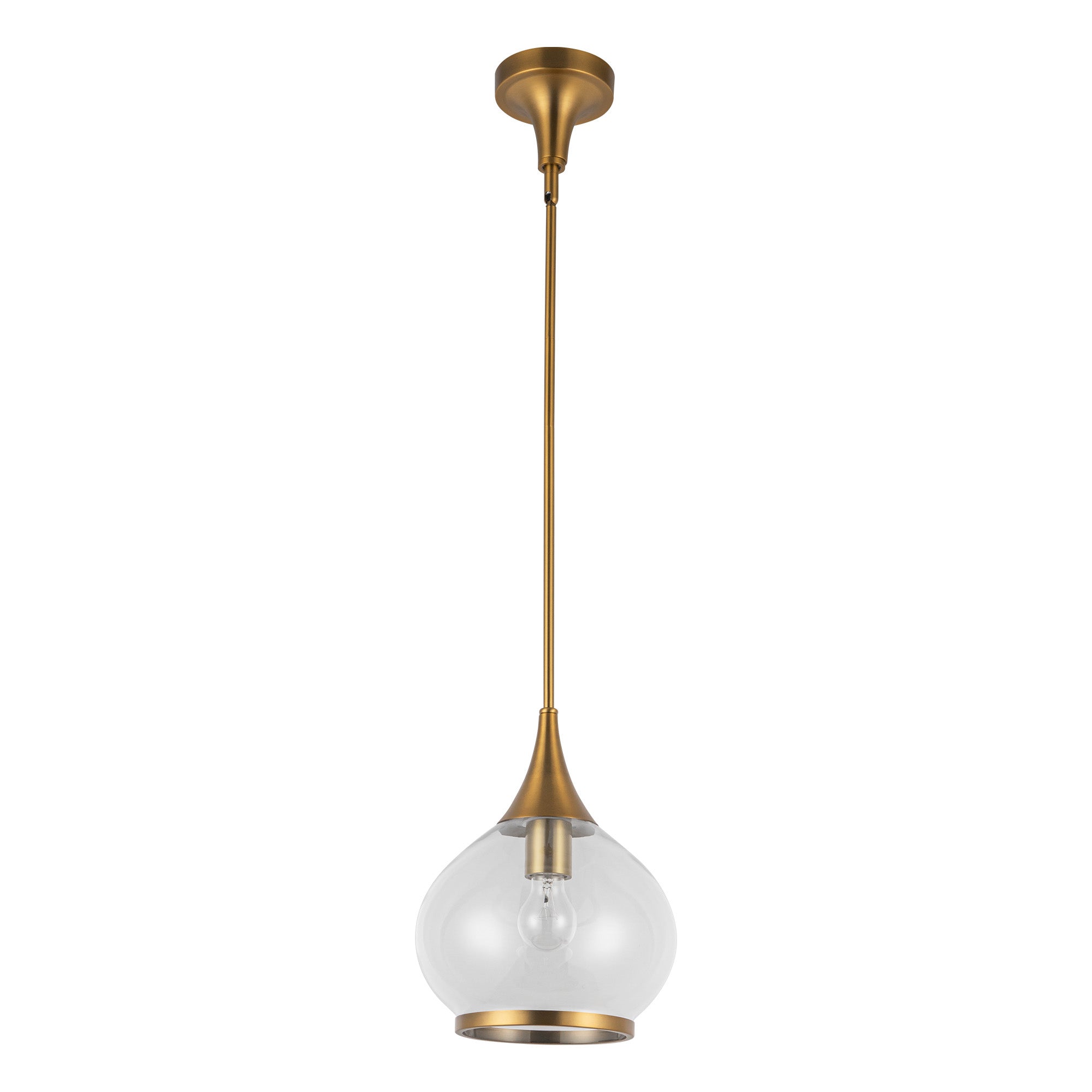 Hazel 10-in Steel Pendant