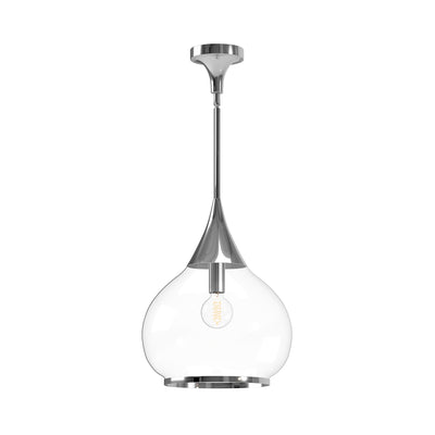 Hazel 14-in Steel Pendant