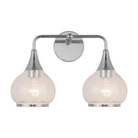 Hazel 17-in Steel Vanity Light