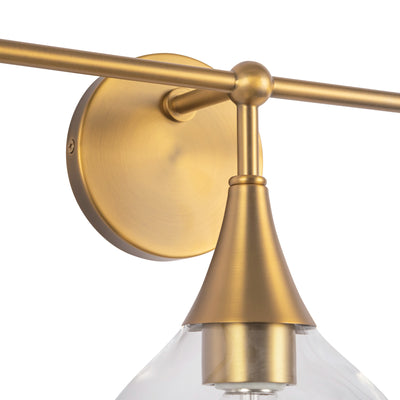 Hazel 26-in Steel Vanity Light