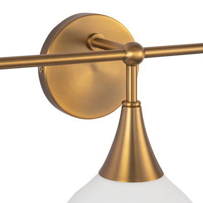 Hazel 26-in Steel Vanity Light