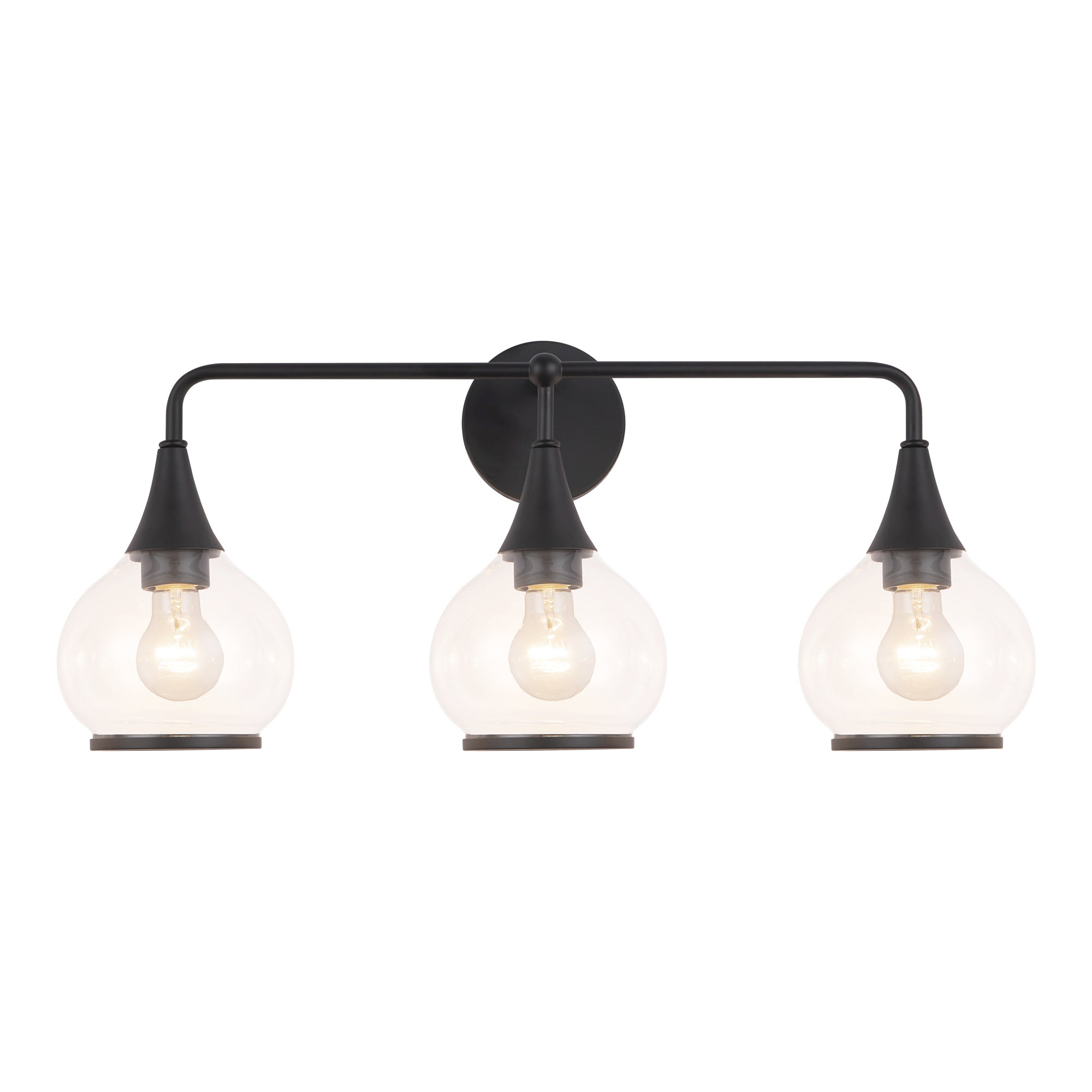 Hazel 26-in Steel Vanity Light