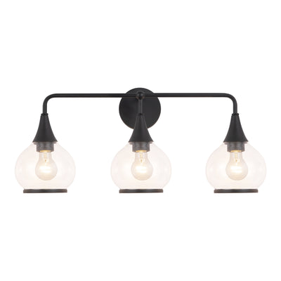 Hazel 26-in Steel Vanity Light