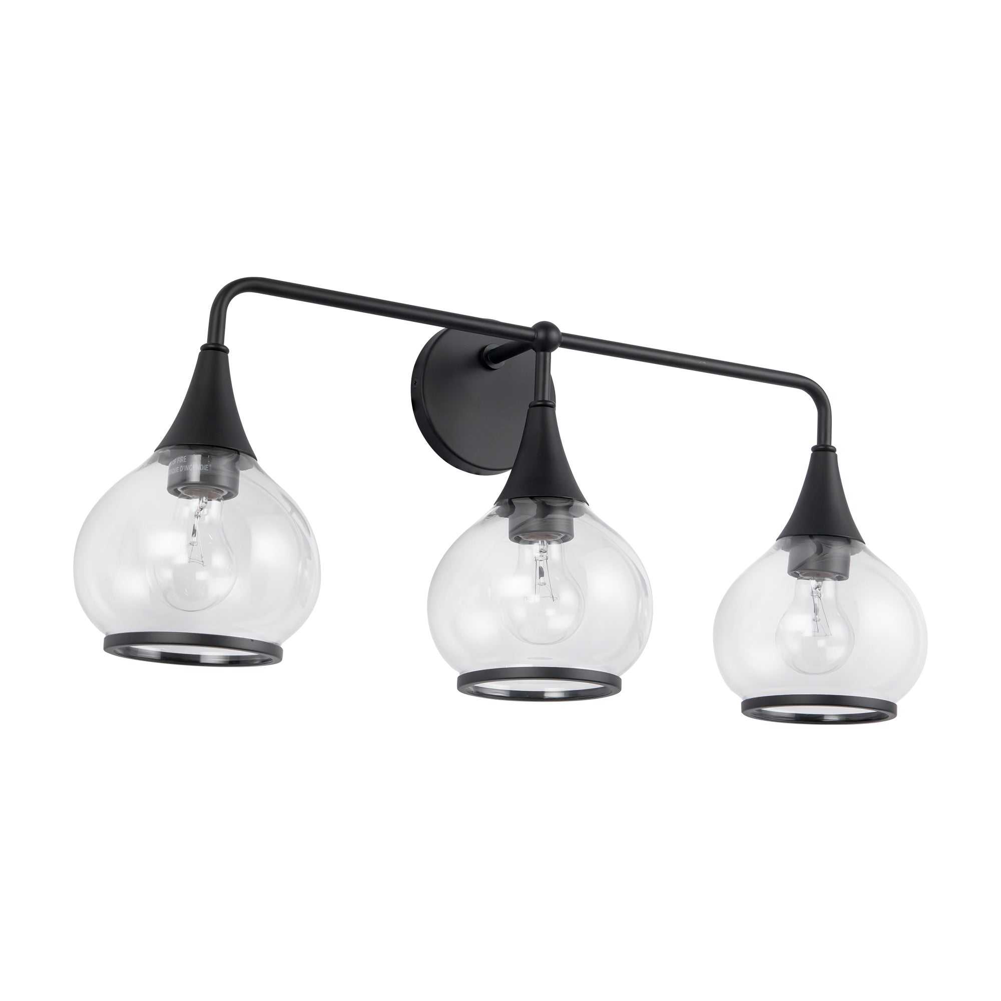 Hazel 26-in Steel Vanity Light