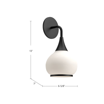 Hazel 6-in Steel Vanity Light