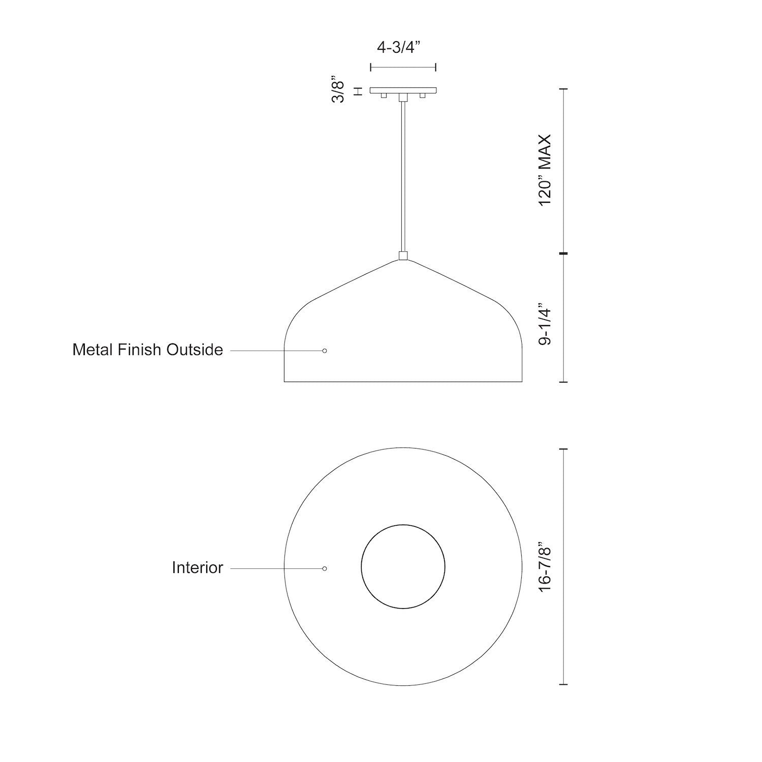 Helena 17-in 1 Light Socket Pendant