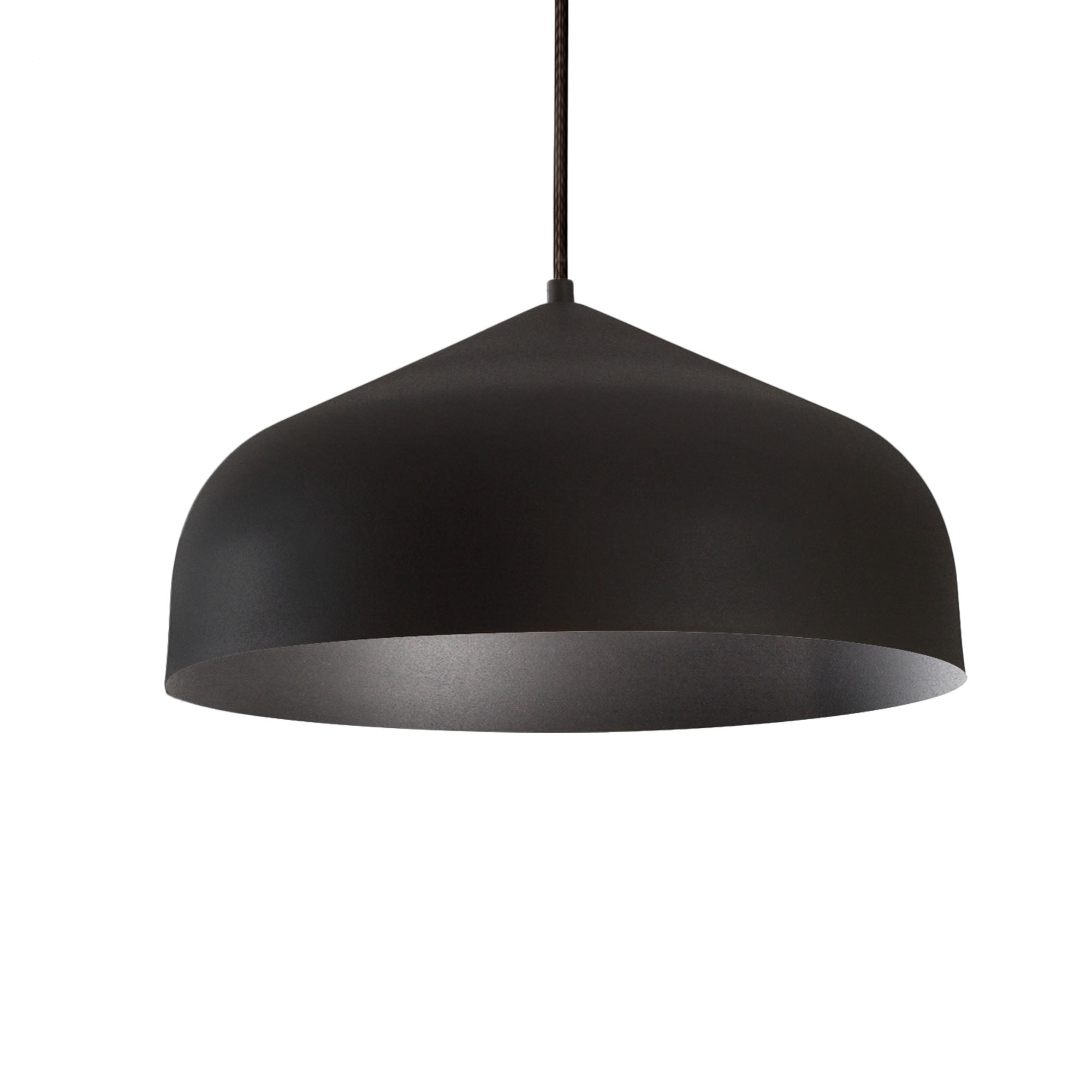 Helena 17-in Spun Aluminum Shade LED Pendant