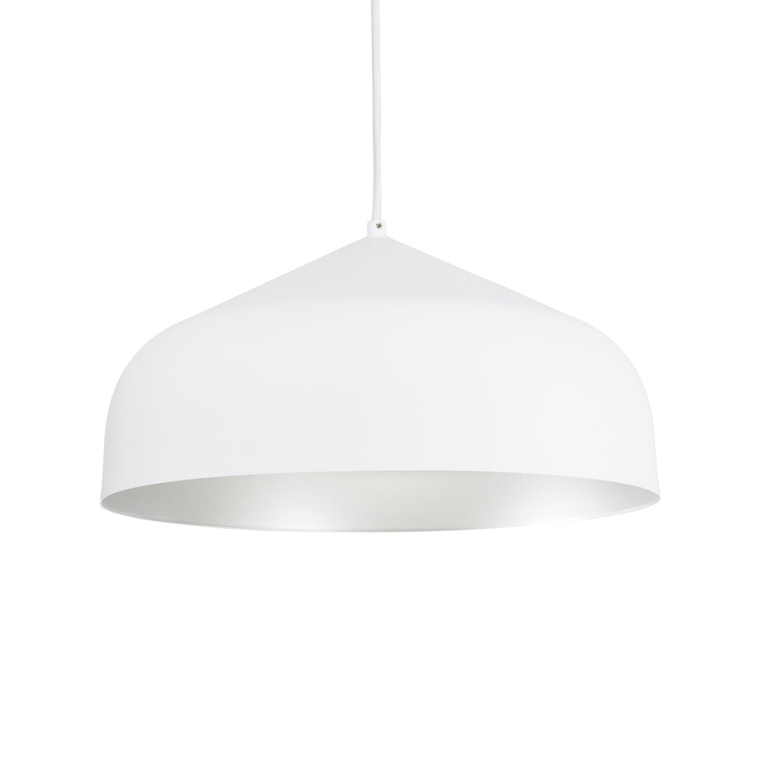 Helena 17-in Spun Aluminum Shade LED Pendant