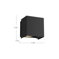 Helsinki 6-in Aluminum Outdoor Wall Sconce