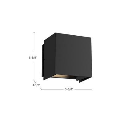 Helsinki 6-in Aluminum Outdoor Wall Sconce