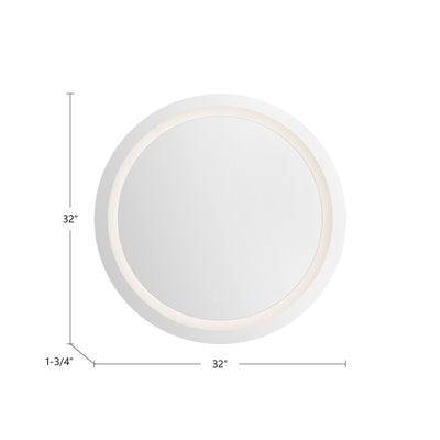 Hillmont 32-in Aluminum Led Vanity Mirror